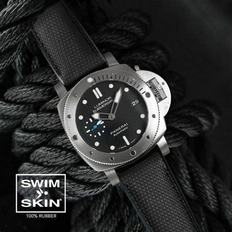 panerai strap size for 42mm|Panerai velcro dive strap.